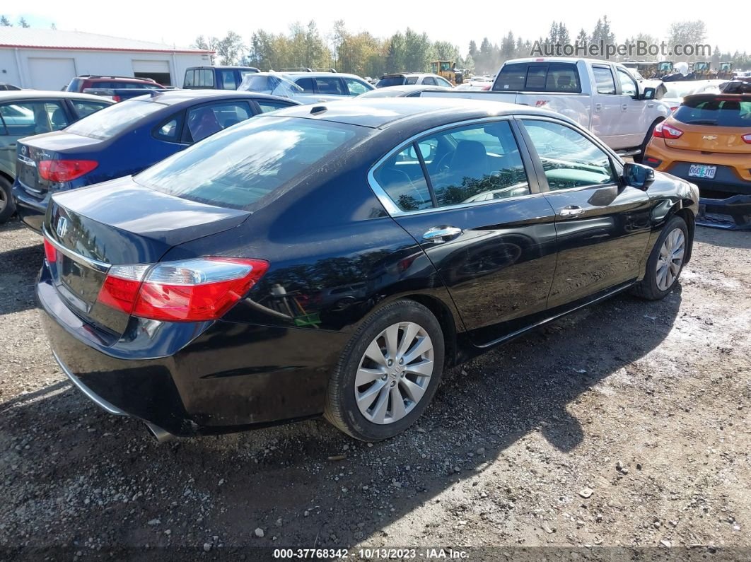 2015 Honda Accord Sedan Ex-l Black vin: 1HGCR2F82FA143936