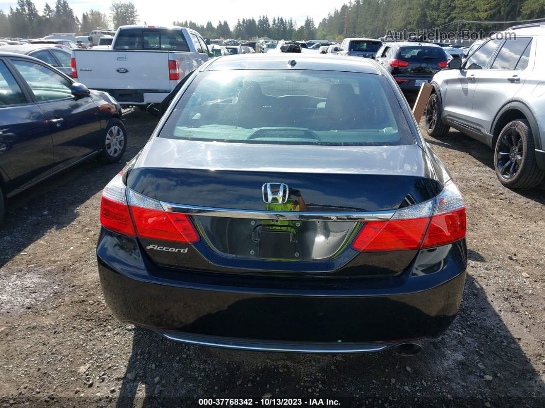 2015 Honda Accord Sedan Ex-l Black vin: 1HGCR2F82FA143936