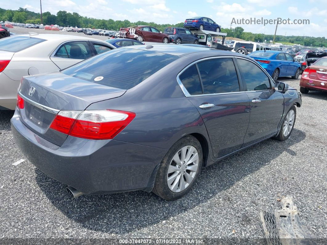 2015 Honda Accord Sedan Ex-l Gray vin: 1HGCR2F82FA203472