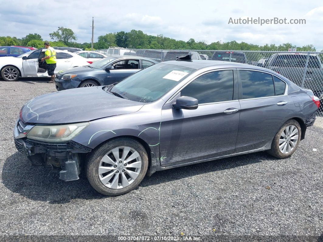 2015 Honda Accord Sedan Ex-l Gray vin: 1HGCR2F82FA203472