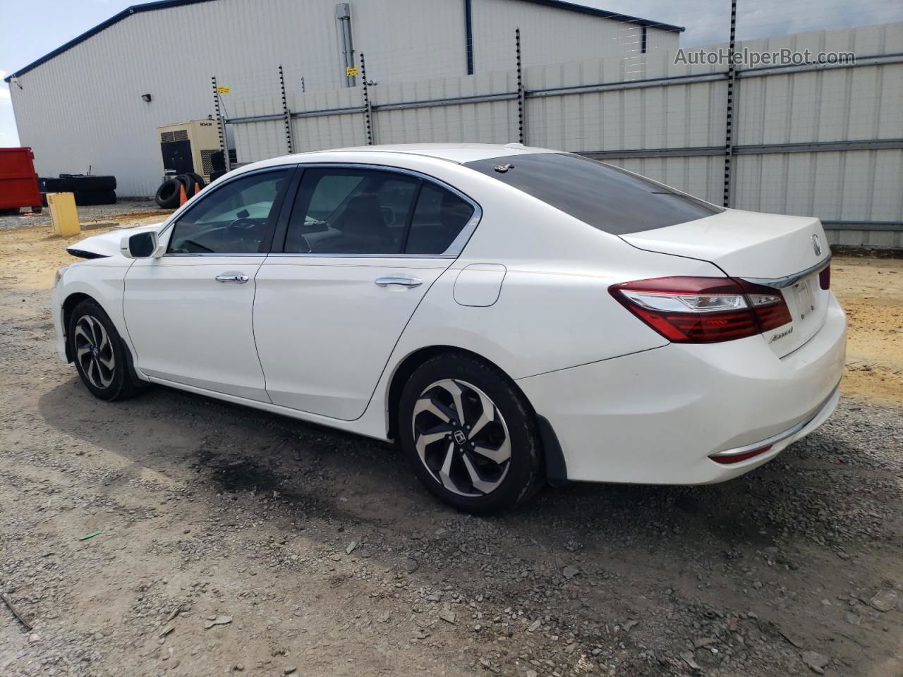 2016 Honda Accord Exl White vin: 1HGCR2F82GA131013