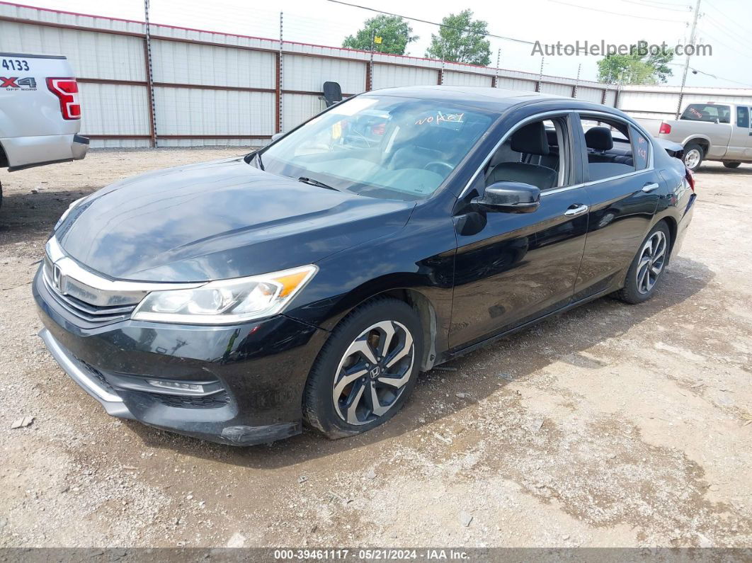 2017 Honda Accord Ex-l Черный vin: 1HGCR2F82HA019099