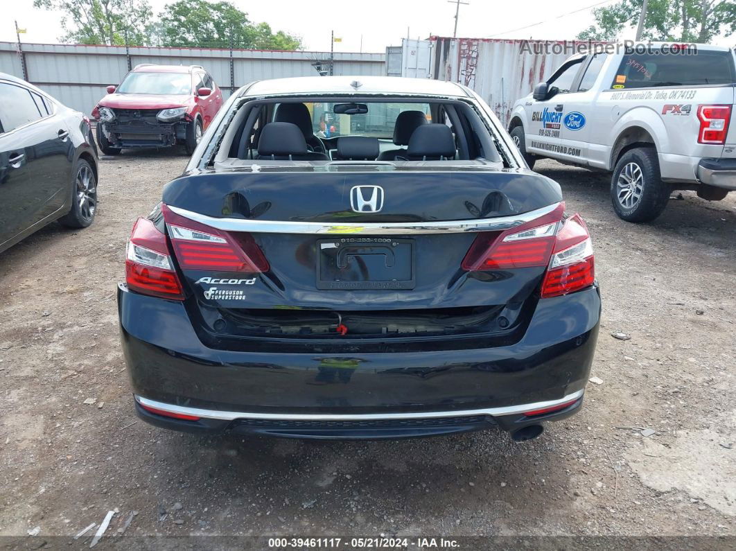 2017 Honda Accord Ex-l Черный vin: 1HGCR2F82HA019099