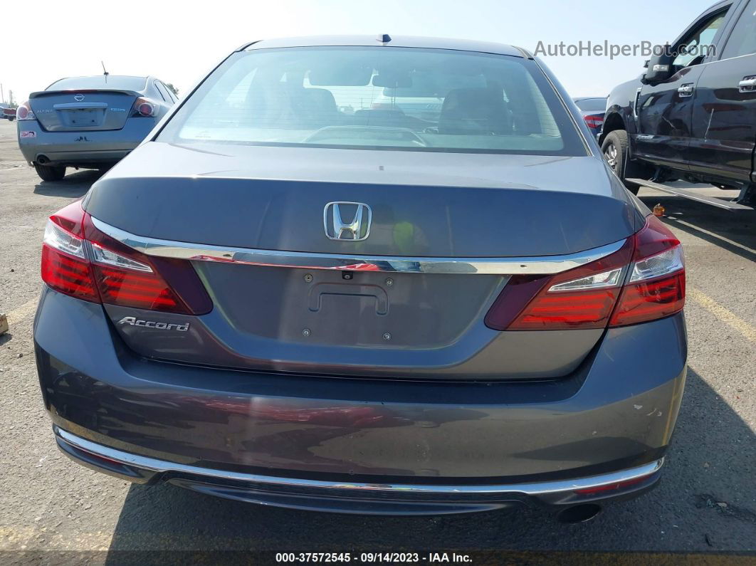 2017 Honda Accord Ex-l Gray vin: 1HGCR2F82HA103228