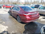 2017 Honda Accord Ex-l Burgundy vin: 1HGCR2F82HA105612