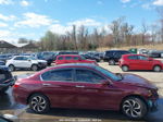 2017 Honda Accord Ex-l Burgundy vin: 1HGCR2F82HA105612