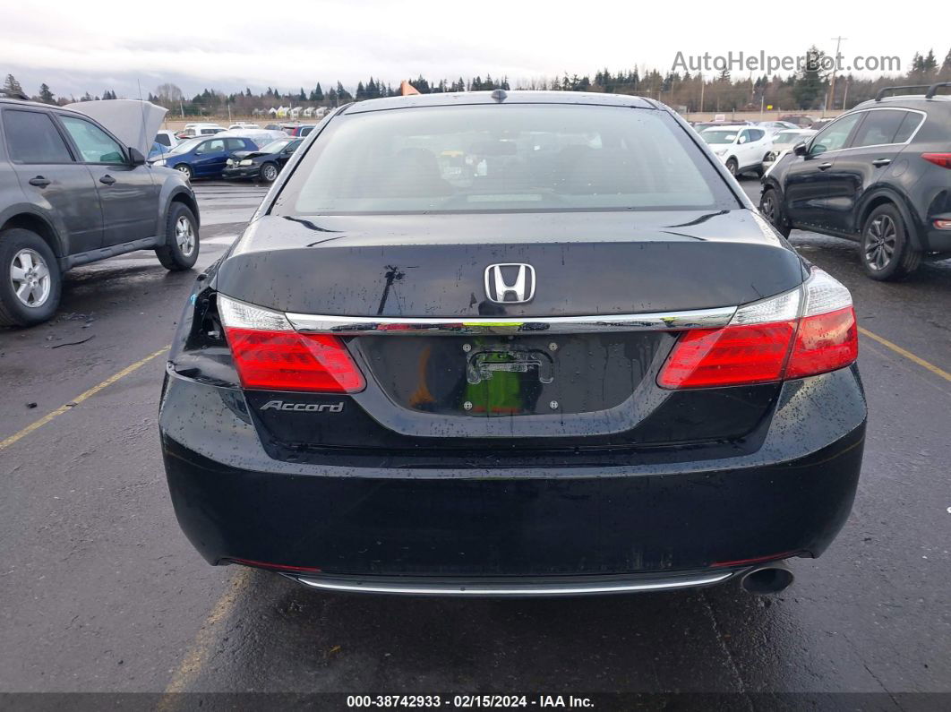 2014 Honda Accord Ex-l Black vin: 1HGCR2F83EA007314