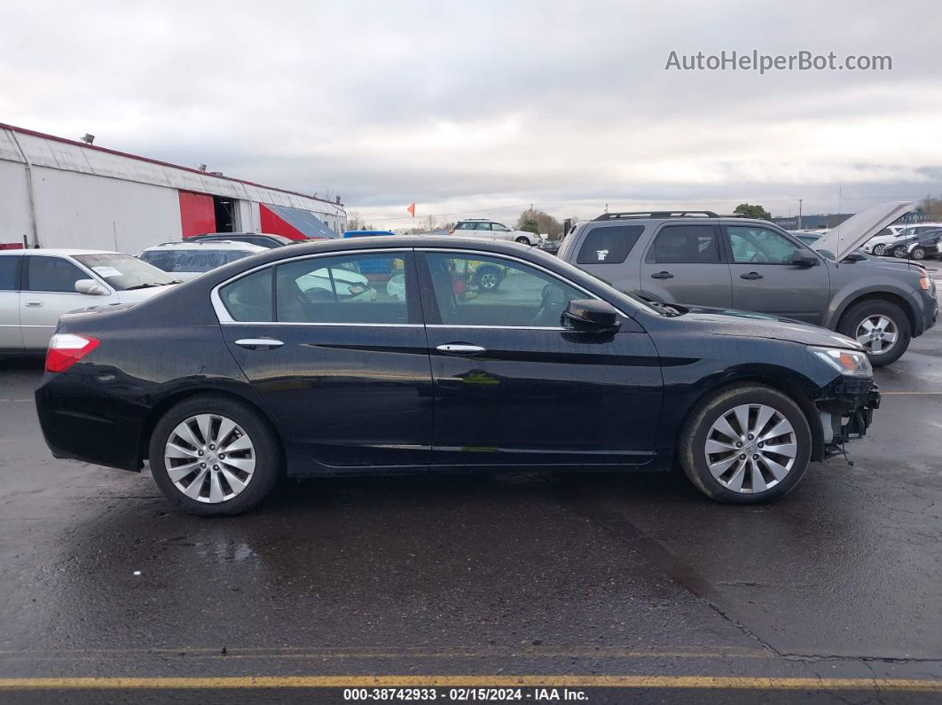 2014 Honda Accord Ex-l Black vin: 1HGCR2F83EA007314