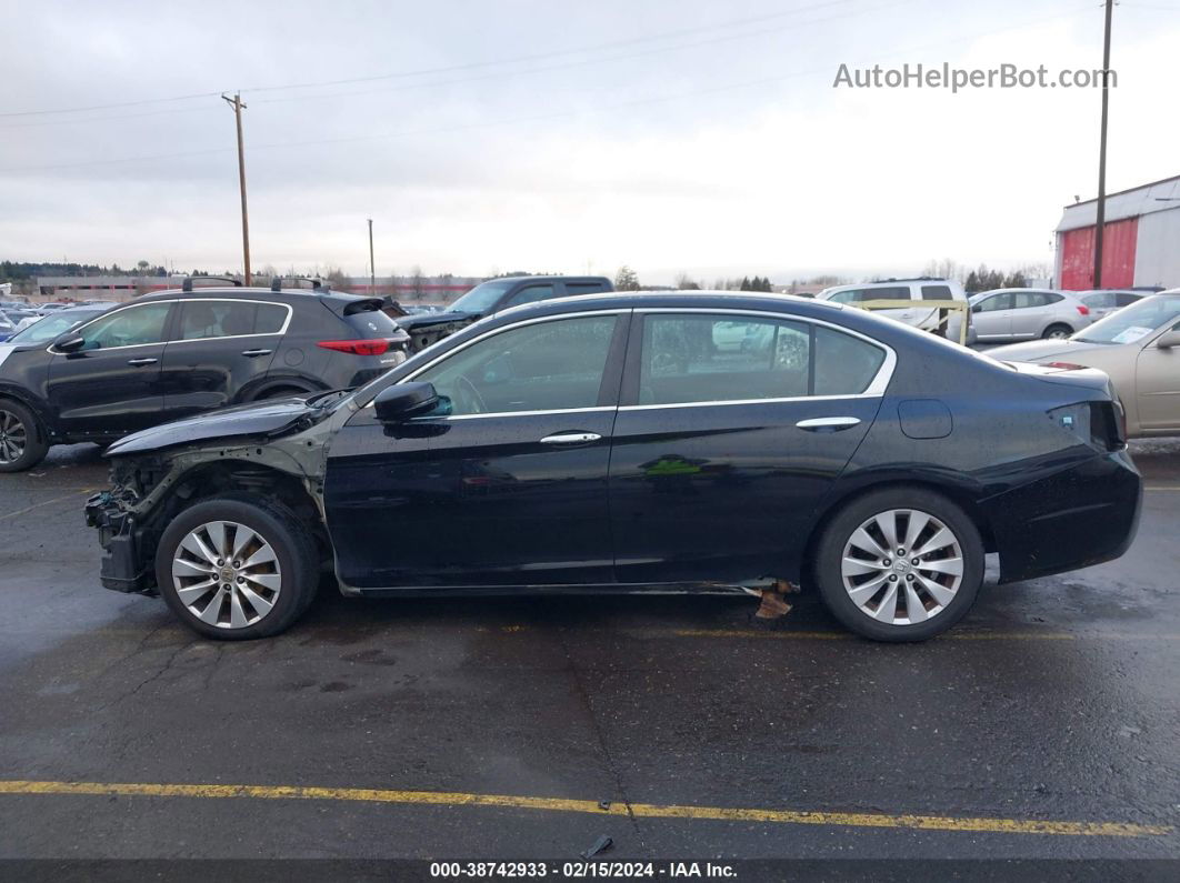 2014 Honda Accord Ex-l Black vin: 1HGCR2F83EA007314