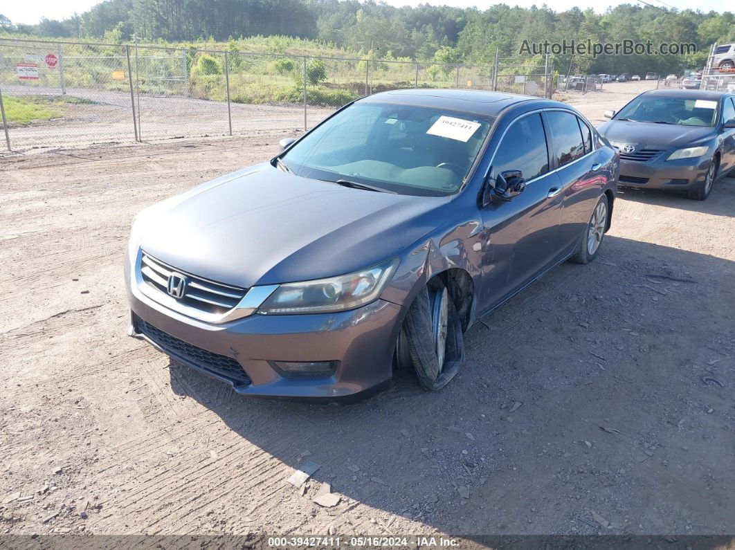 2014 Honda Accord Ex-l Gray vin: 1HGCR2F83EA019088