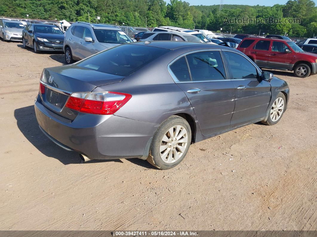 2014 Honda Accord Ex-l Gray vin: 1HGCR2F83EA019088