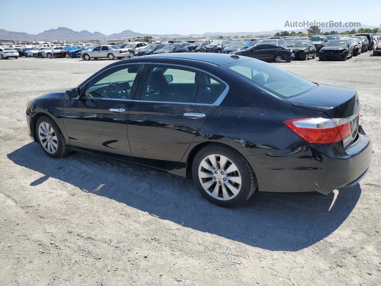 2014 Honda Accord Exl Black vin: 1HGCR2F83EA038174