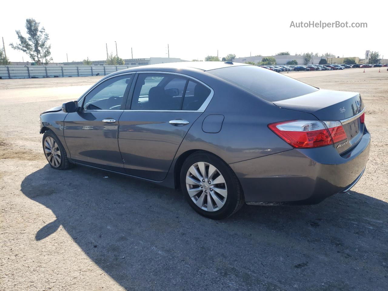 2014 Honda Accord Exl Gray vin: 1HGCR2F83EA045125