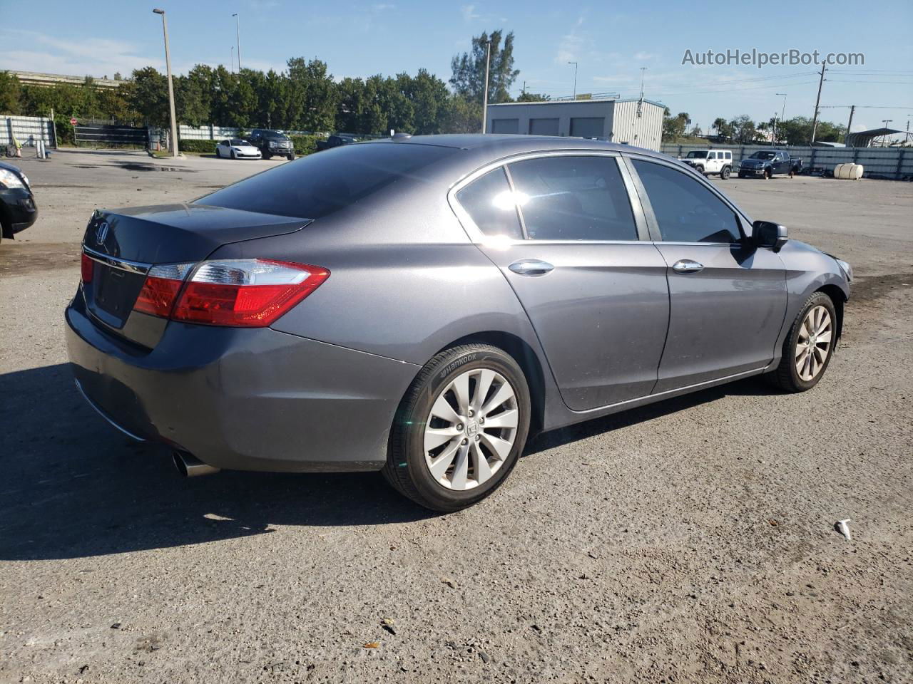 2014 Honda Accord Exl Gray vin: 1HGCR2F83EA045125