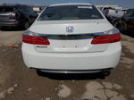 2014 Honda Accord Exl White vin: 1HGCR2F83EA048607