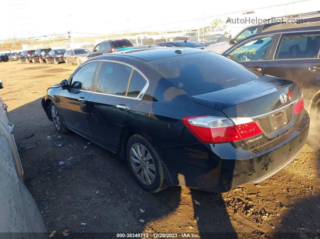 2014 Honda Accord Ex-l Black vin: 1HGCR2F83EA050227