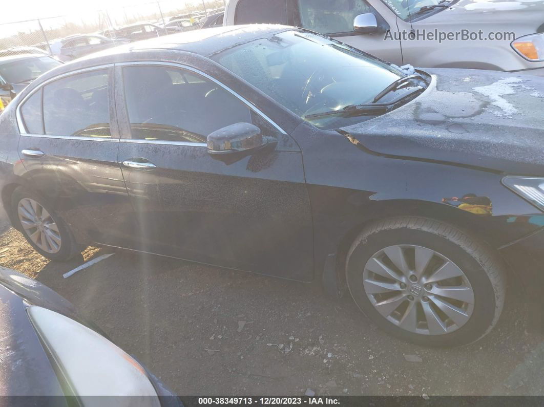 2014 Honda Accord Ex-l Black vin: 1HGCR2F83EA050227