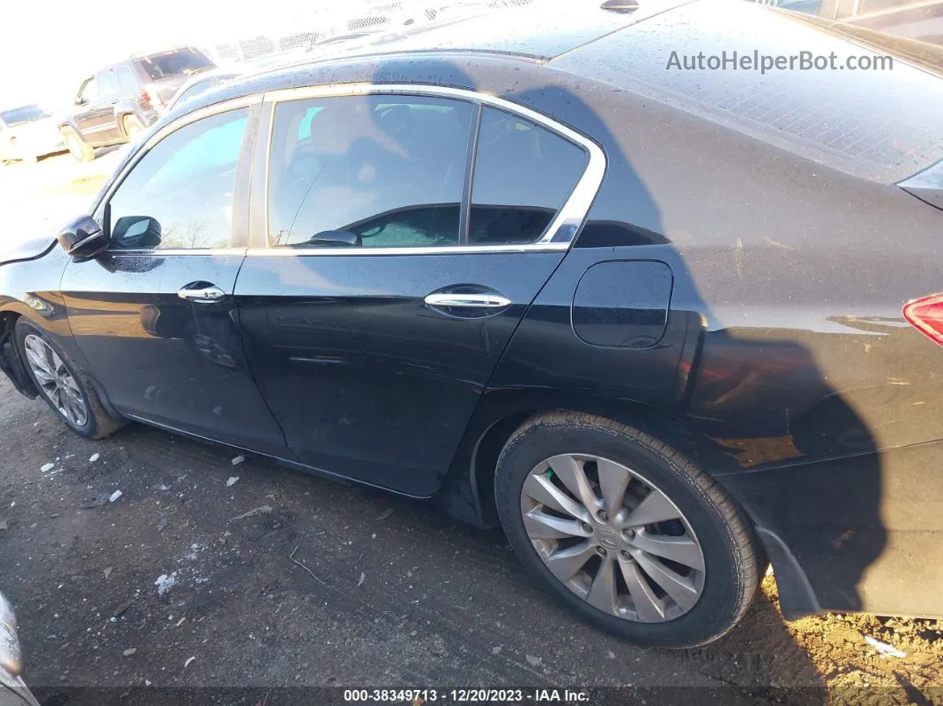 2014 Honda Accord Ex-l Black vin: 1HGCR2F83EA050227