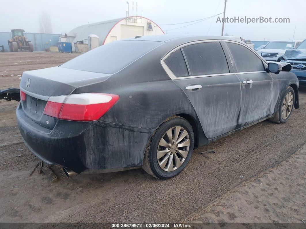 2014 Honda Accord Ex-l Black vin: 1HGCR2F83EA103749