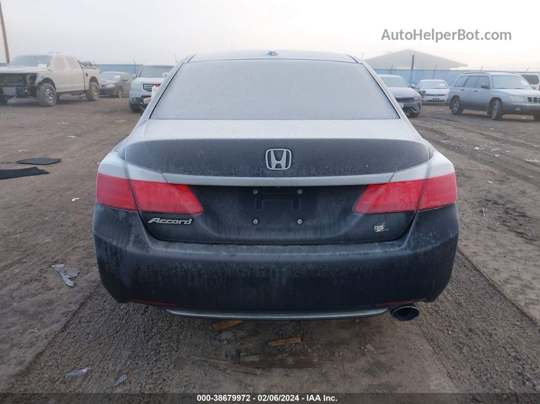 2014 Honda Accord Ex-l Black vin: 1HGCR2F83EA103749