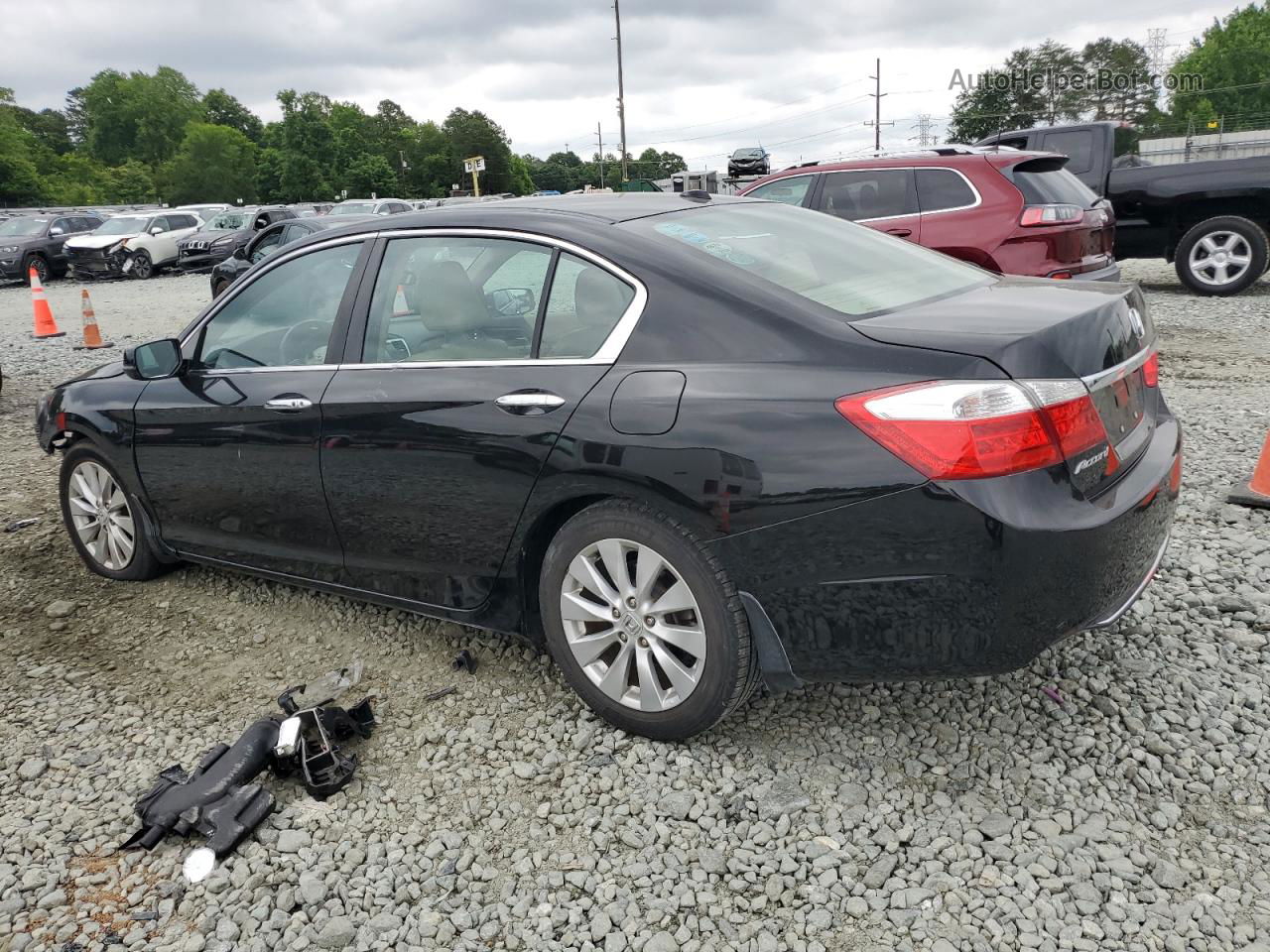 2014 Honda Accord Exl Black vin: 1HGCR2F83EA111964