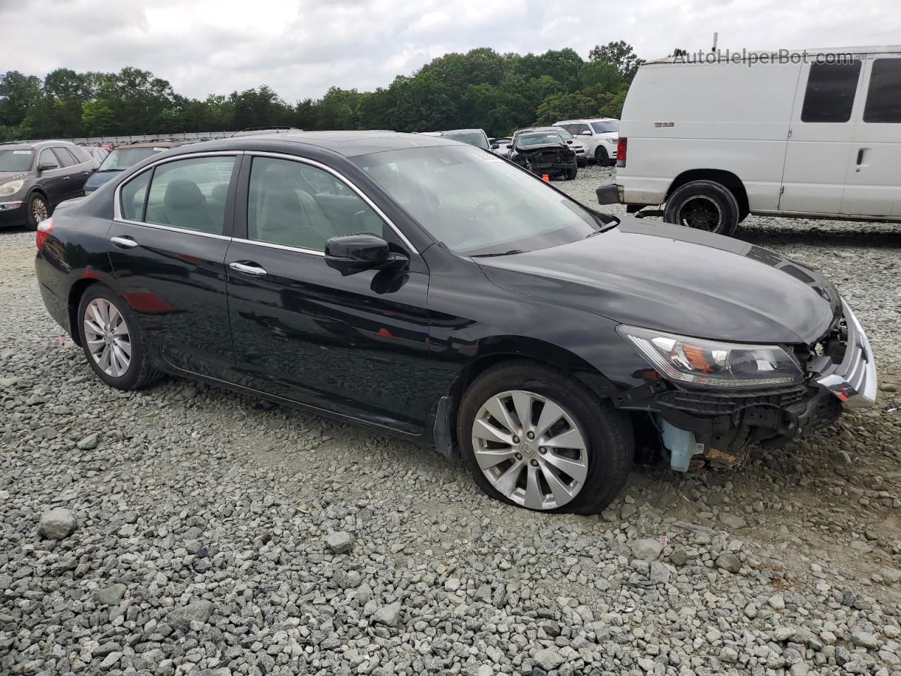 2014 Honda Accord Exl Black vin: 1HGCR2F83EA111964