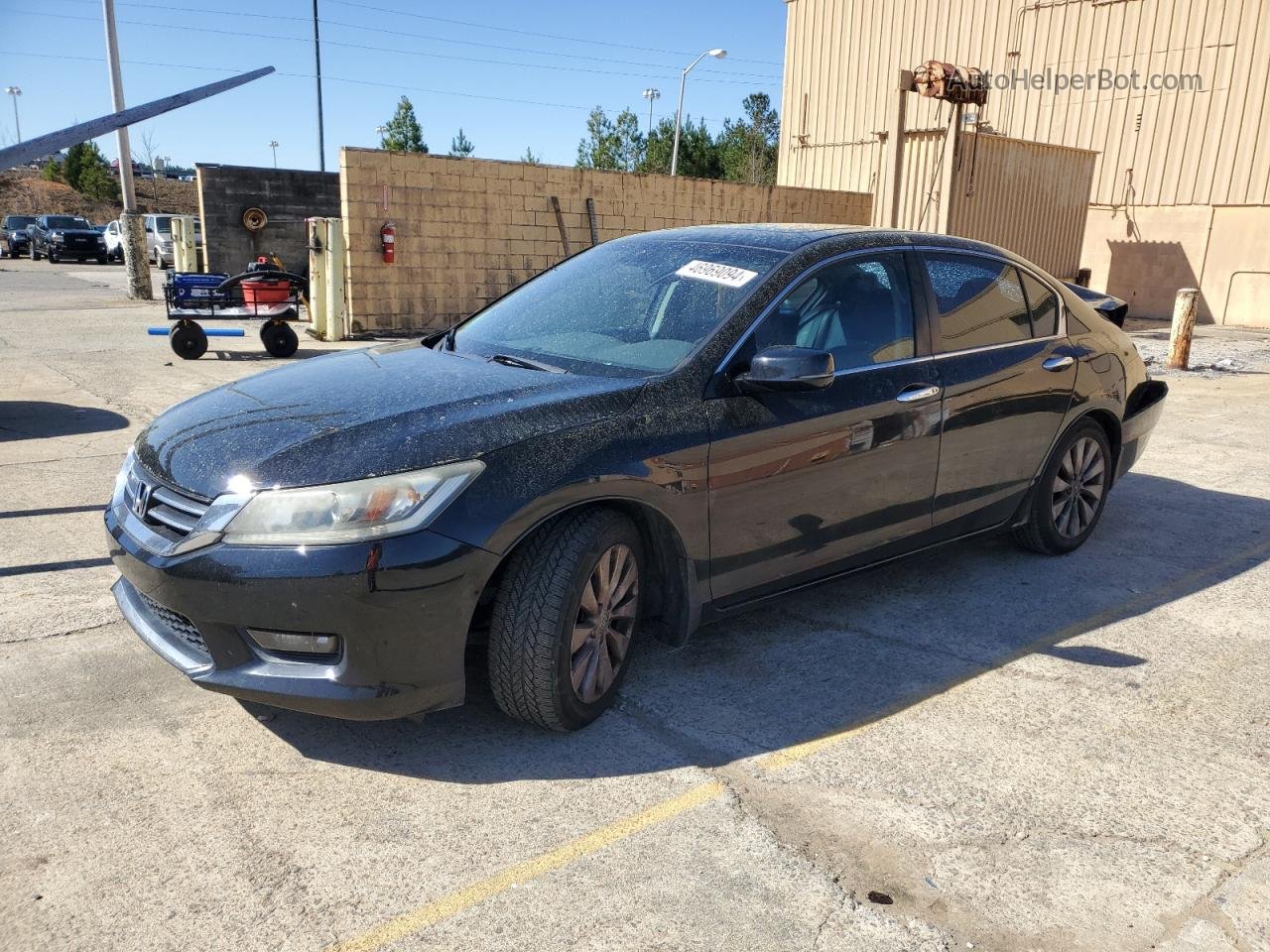 2014 Honda Accord Exl Черный vin: 1HGCR2F83EA200398