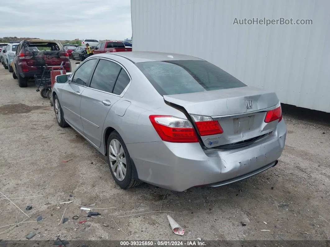 2014 Honda Accord Ex-l Silver vin: 1HGCR2F83EA202376