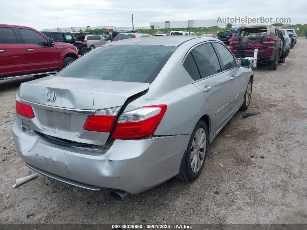 2014 Honda Accord Ex-l Silver vin: 1HGCR2F83EA202376