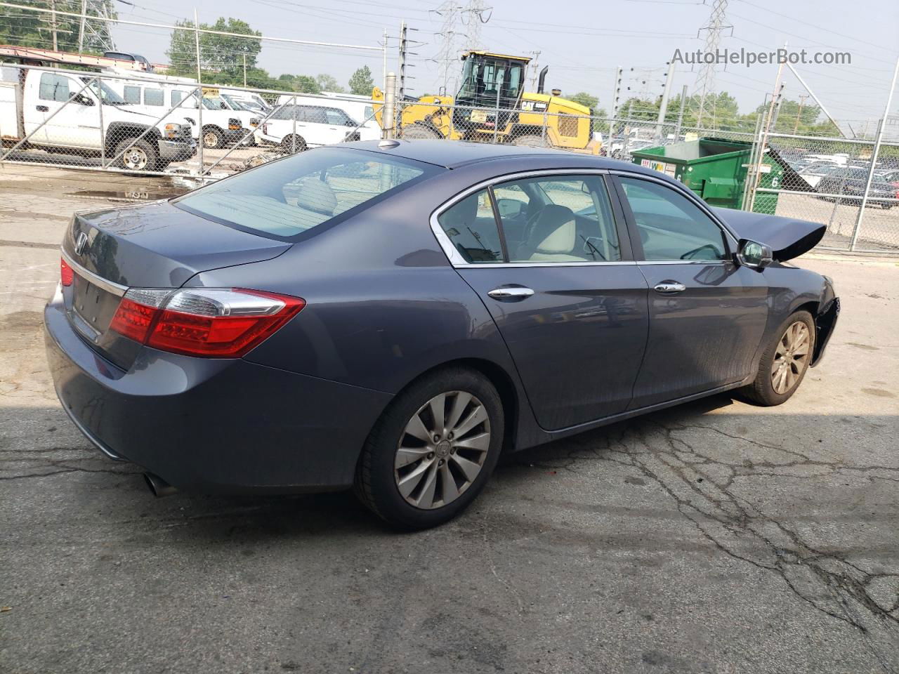 2014 Honda Accord Exl Gray vin: 1HGCR2F83EA224782