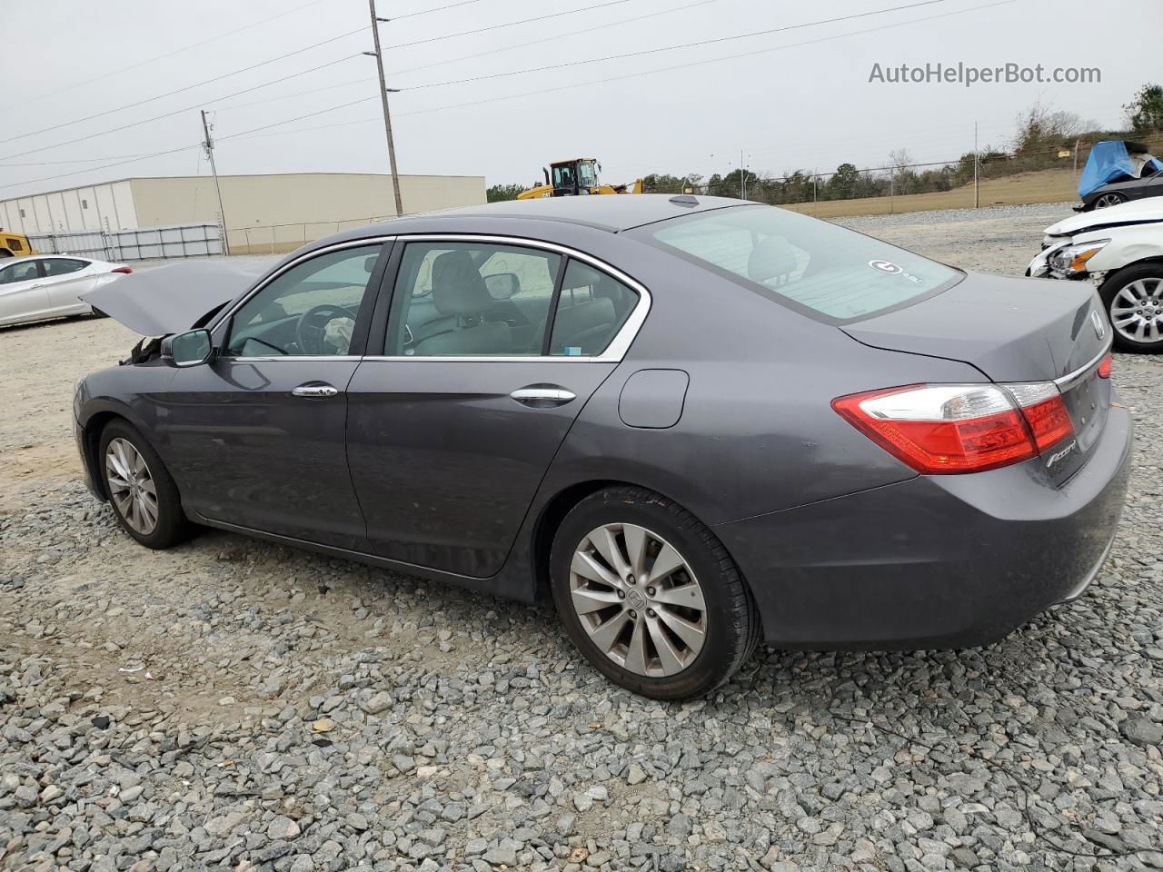 2014 Honda Accord Exl Gray vin: 1HGCR2F83EA305622