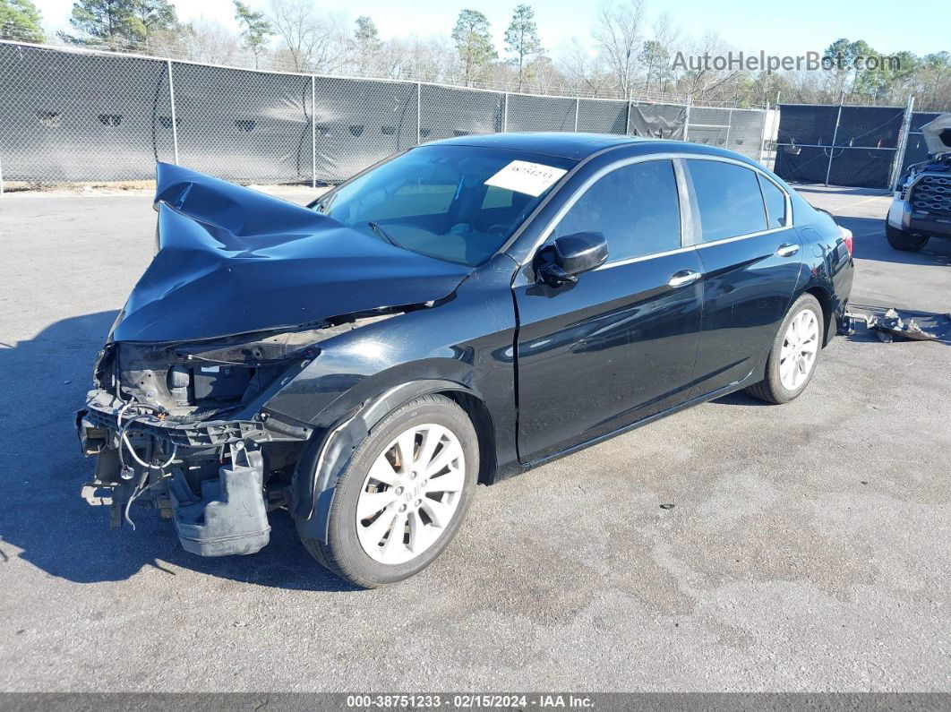 2015 Honda Accord Ex-l Черный vin: 1HGCR2F83FA005290