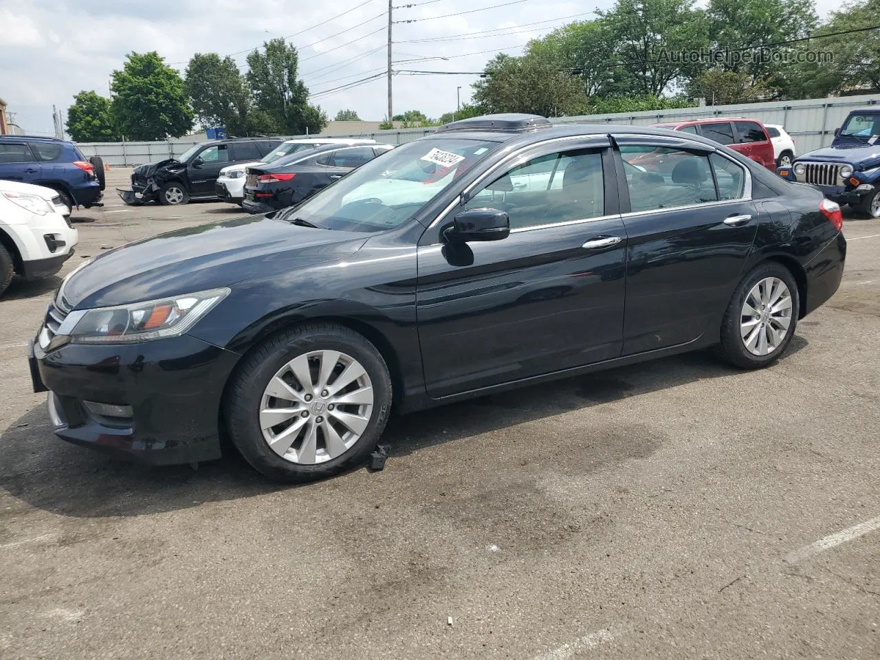 2015 Honda Accord Exl Black vin: 1HGCR2F83FA086193