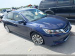 2015 Honda Accord Sedan Ex-l Blue vin: 1HGCR2F83FA098117