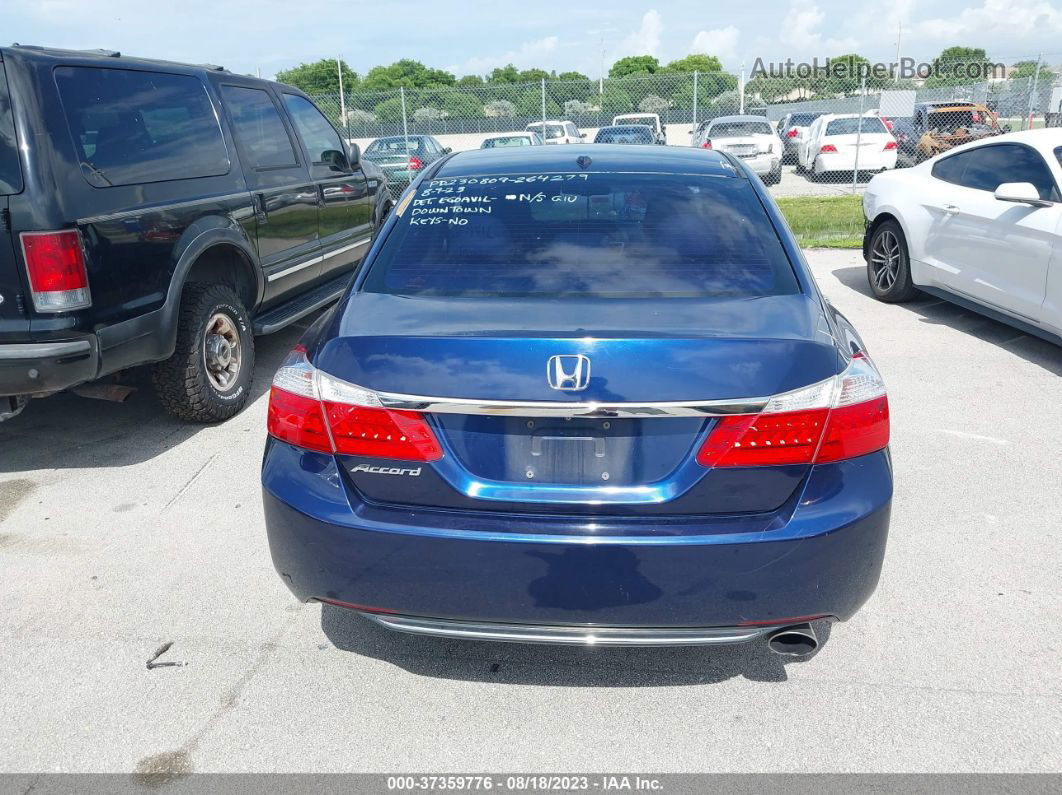 2015 Honda Accord Sedan Ex-l Blue vin: 1HGCR2F83FA098117