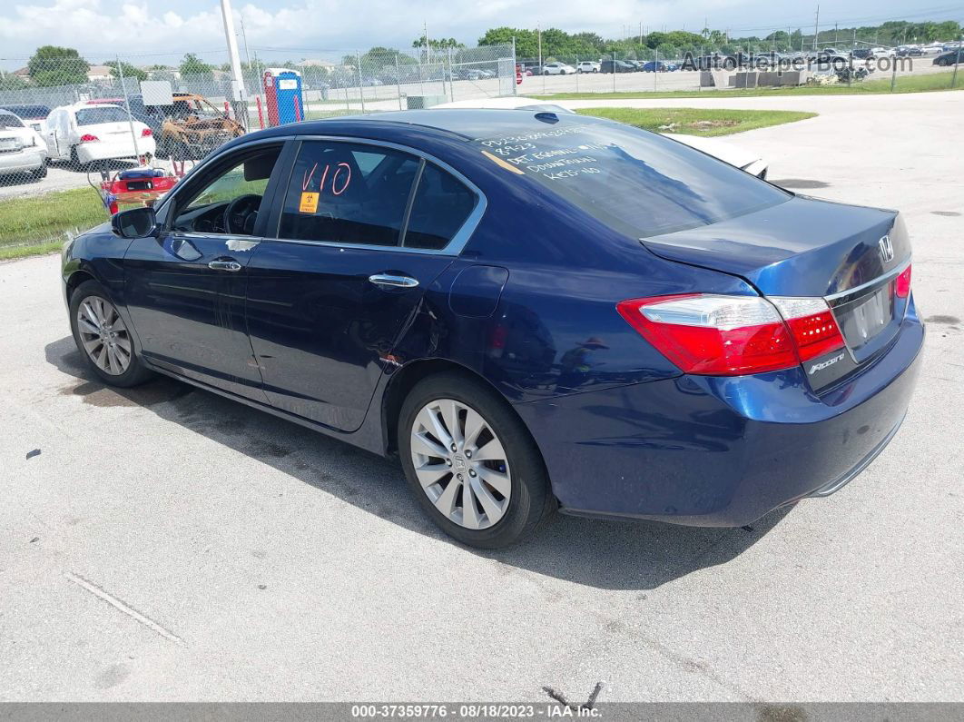 2015 Honda Accord Sedan Ex-l Blue vin: 1HGCR2F83FA098117