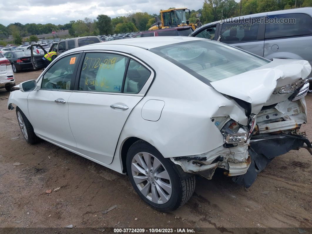 2015 Honda Accord Ex-l White vin: 1HGCR2F83FA098280