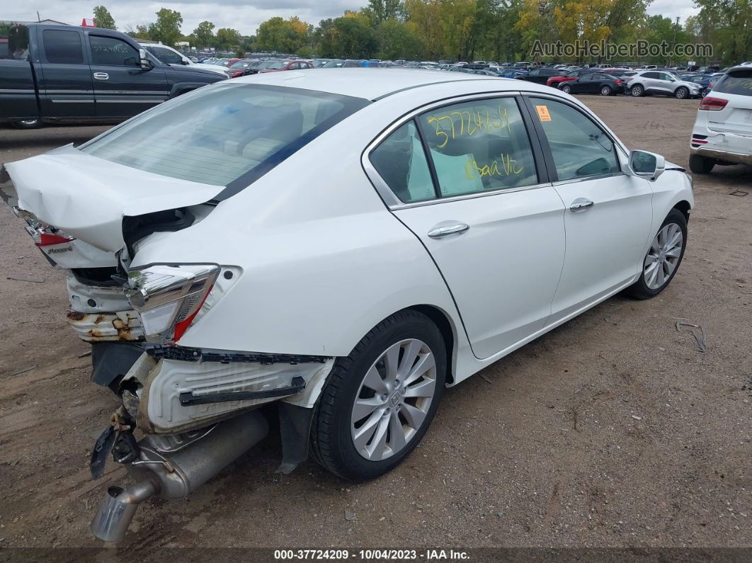 2015 Honda Accord Ex-l White vin: 1HGCR2F83FA098280