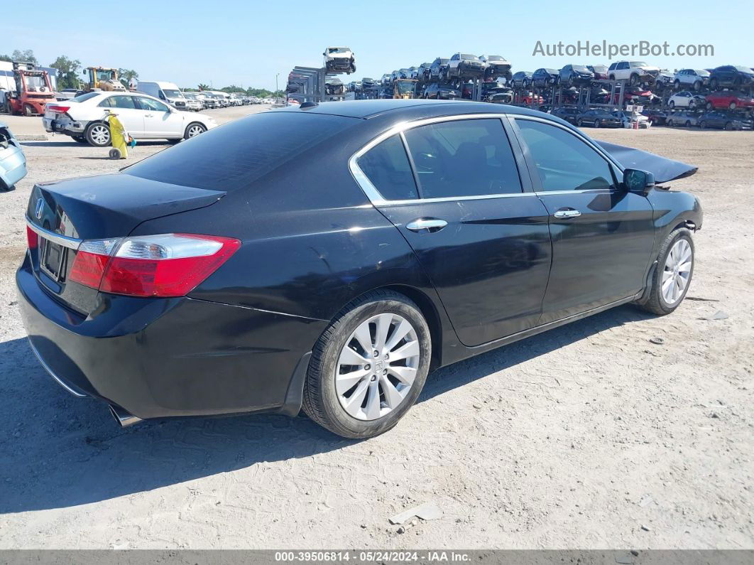 2015 Honda Accord Ex-l Black vin: 1HGCR2F83FA114896