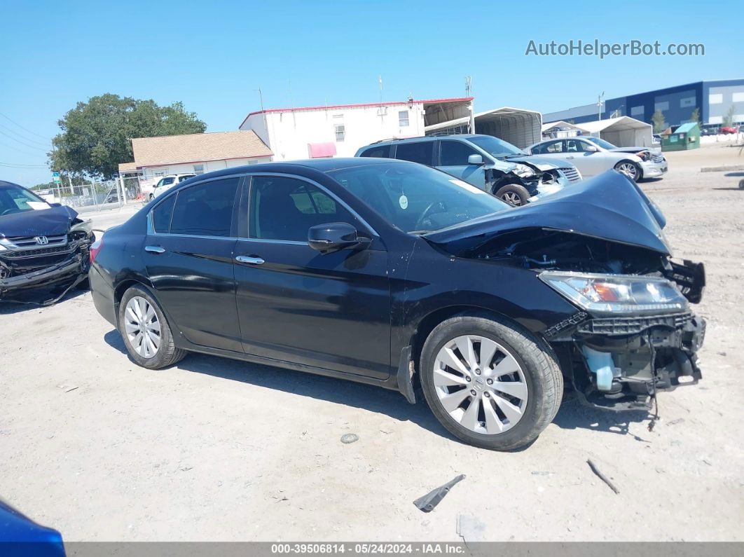 2015 Honda Accord Ex-l Black vin: 1HGCR2F83FA114896