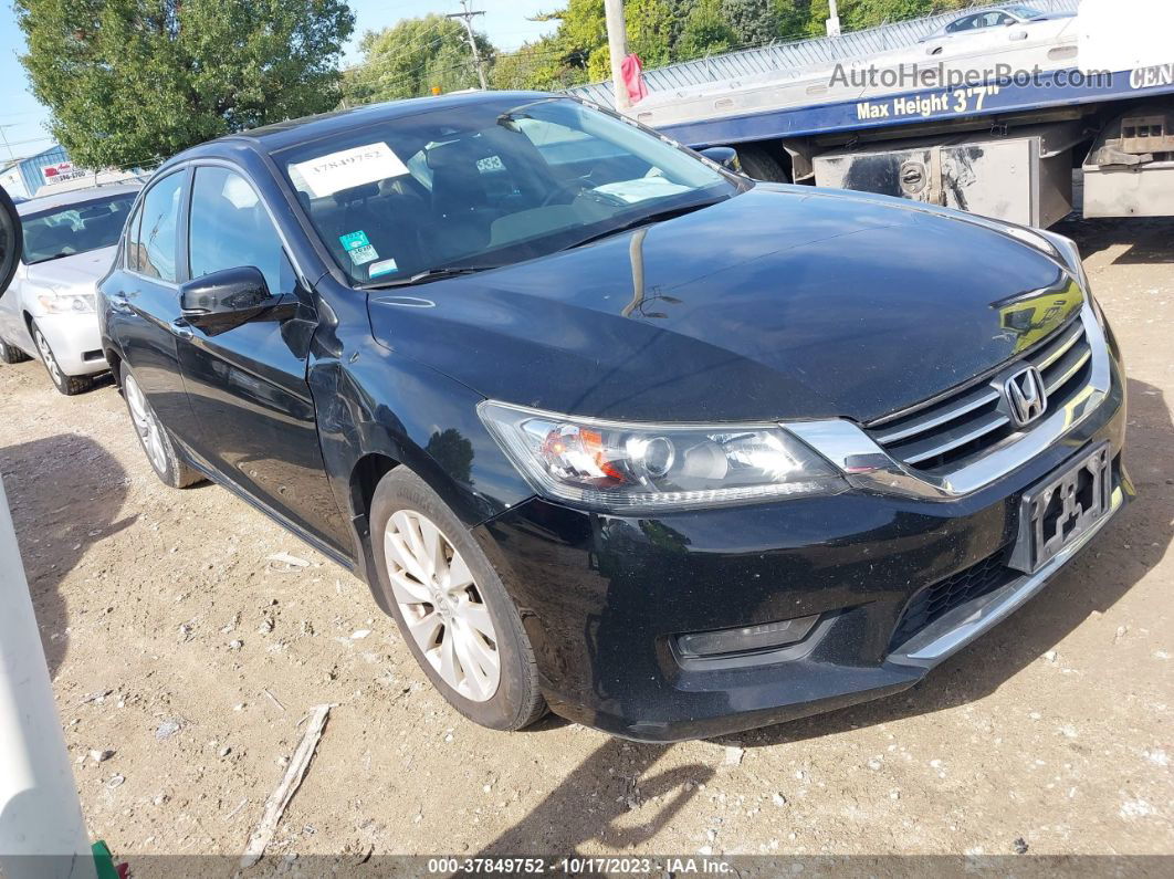 2015 Honda Accord Ex-l Черный vin: 1HGCR2F83FA240112