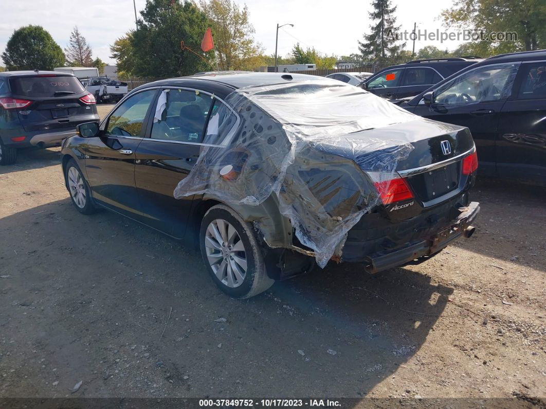 2015 Honda Accord Ex-l Black vin: 1HGCR2F83FA240112