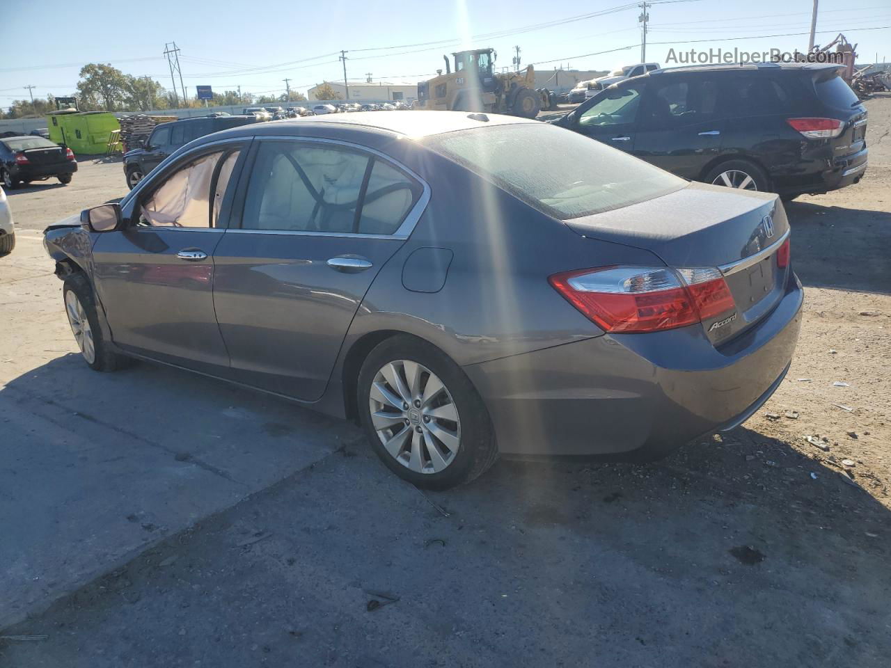 2015 Honda Accord Exl Gray vin: 1HGCR2F83FA254186