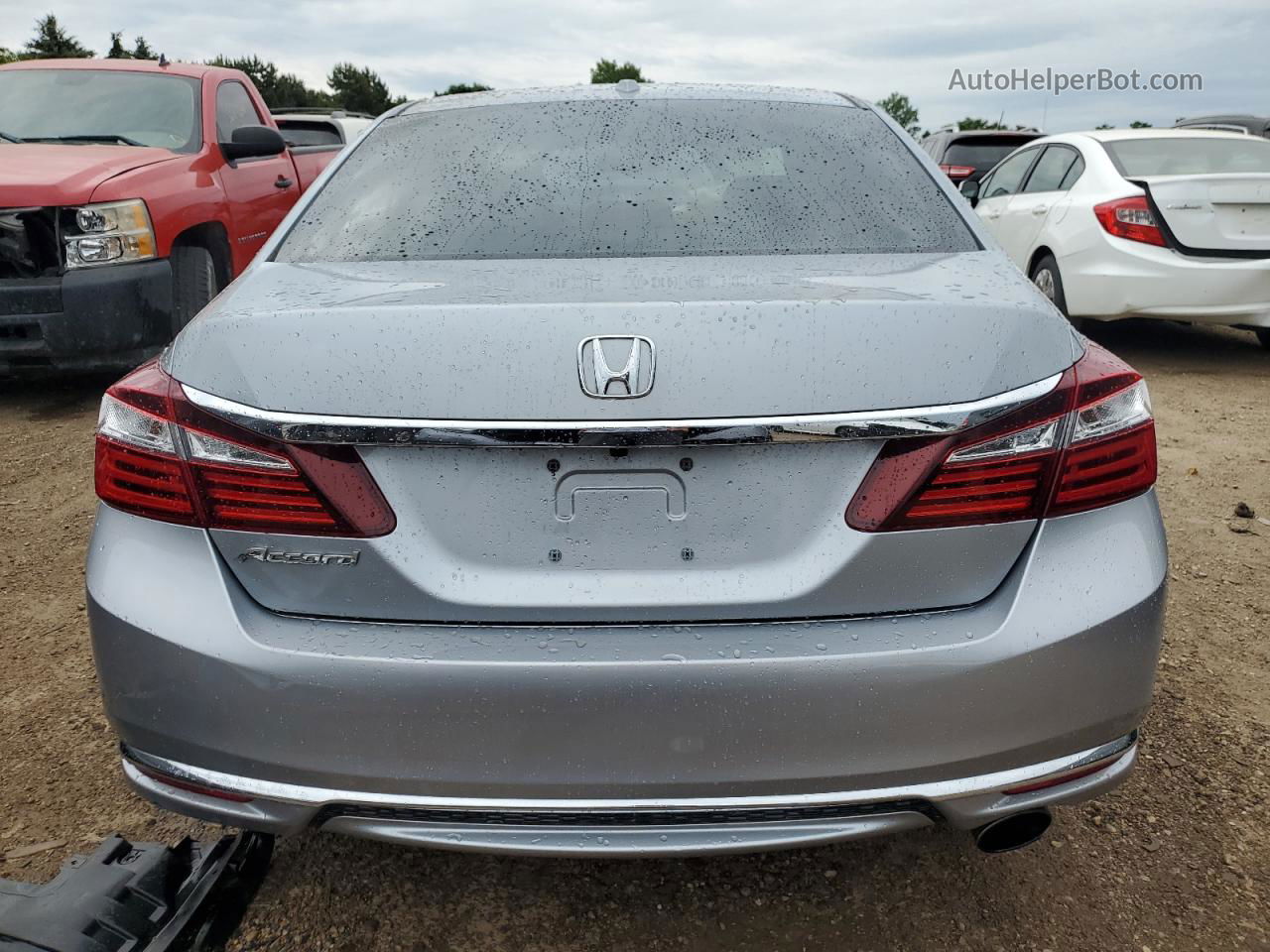 2016 Honda Accord Exl Silver vin: 1HGCR2F83GA188269