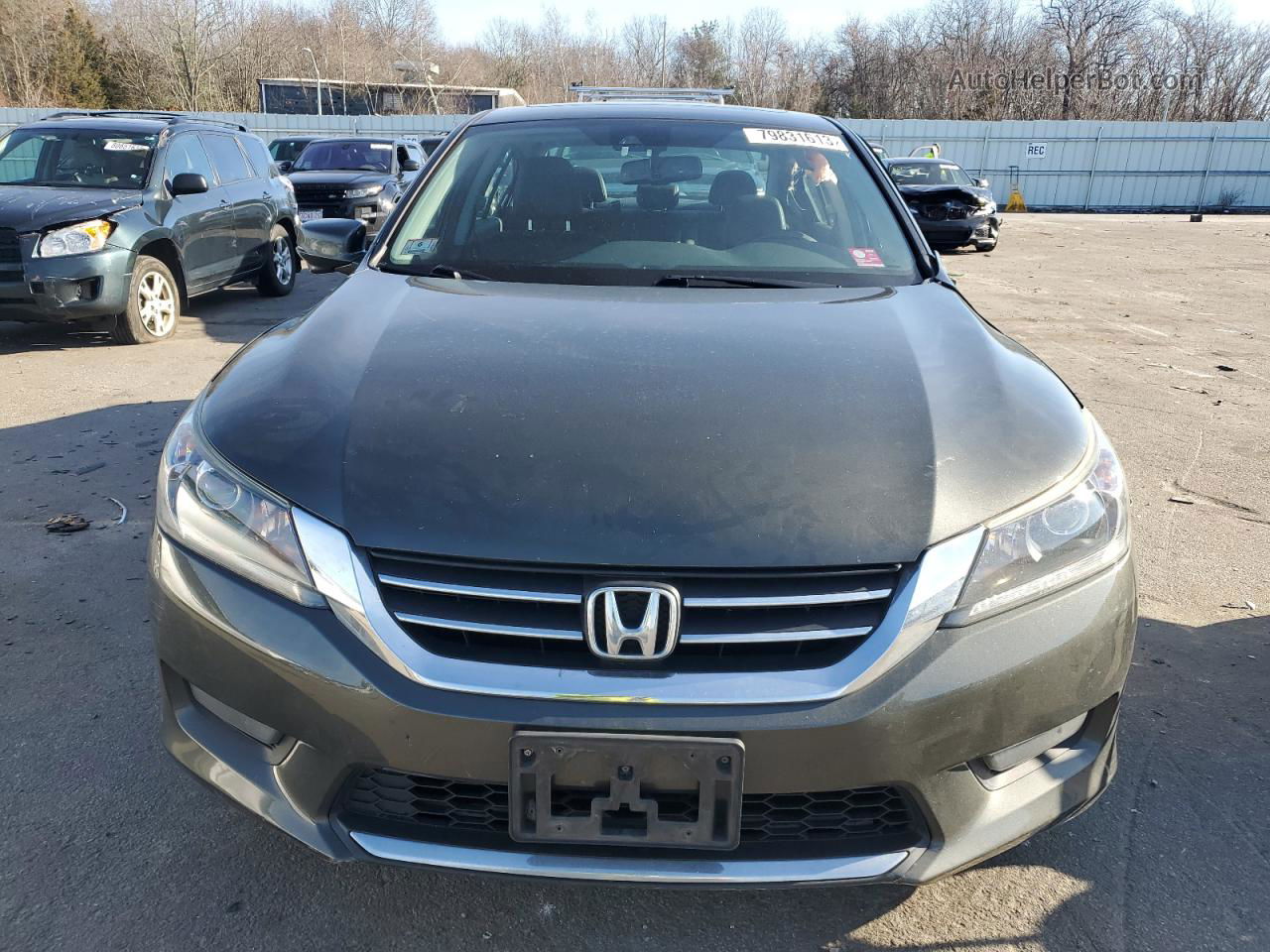 2014 Honda Accord Exl Green vin: 1HGCR2F84EA142401