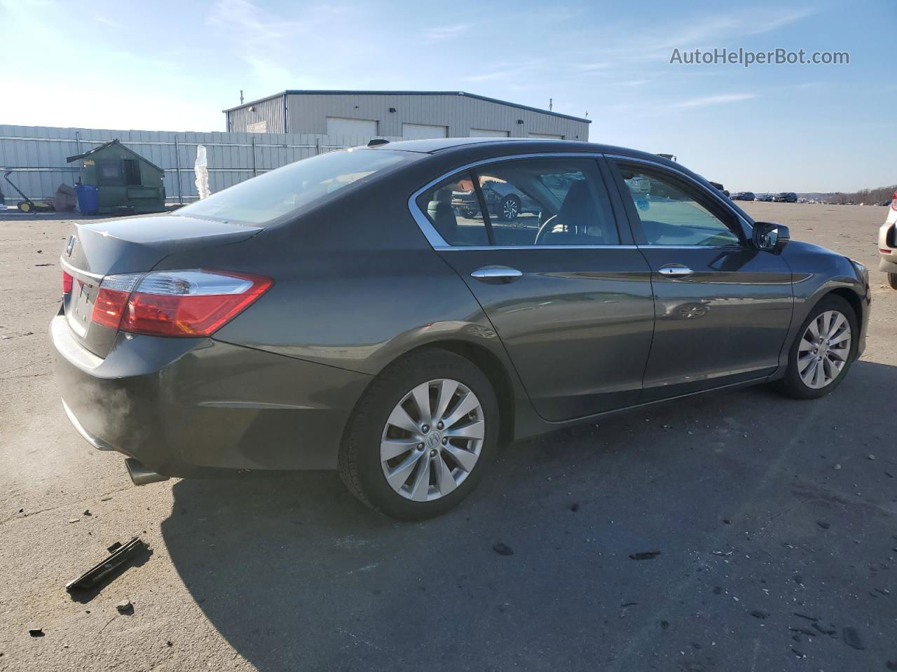 2014 Honda Accord Exl Green vin: 1HGCR2F84EA142401