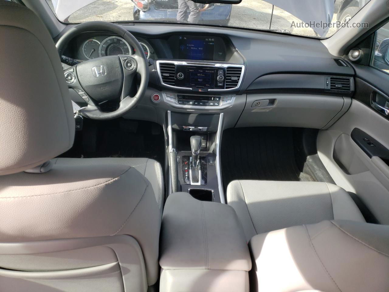 2014 Honda Accord Exl Серый vin: 1HGCR2F84EA155200