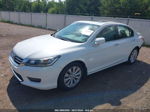 2014 Honda Accord Ex-l White vin: 1HGCR2F84EA159666