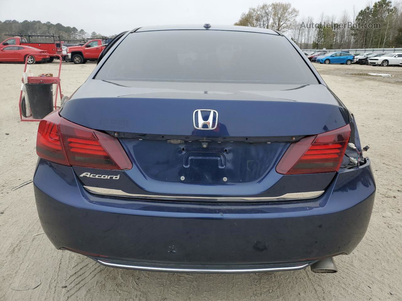 2014 Honda Accord Exl Blue vin: 1HGCR2F84EA187919