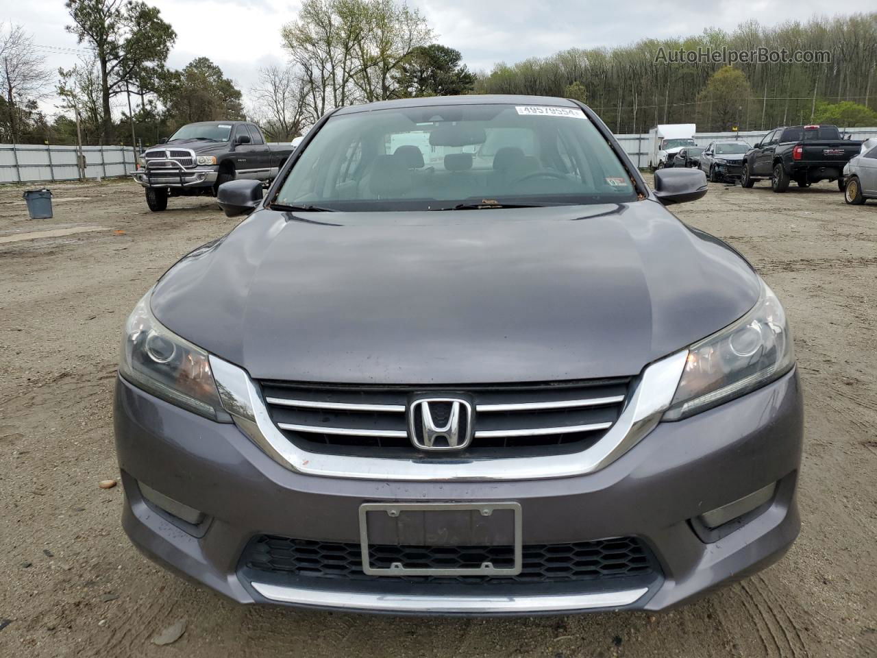 2014 Honda Accord Exl Gray vin: 1HGCR2F84EA192926